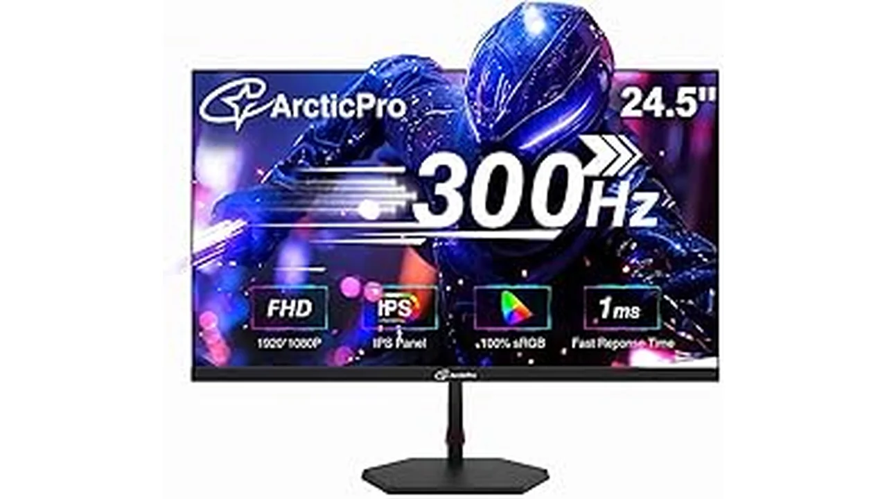 The image shows a gaming monitor displaying vibrant visuals, ideal for low-lag Xbox Series X gaming.